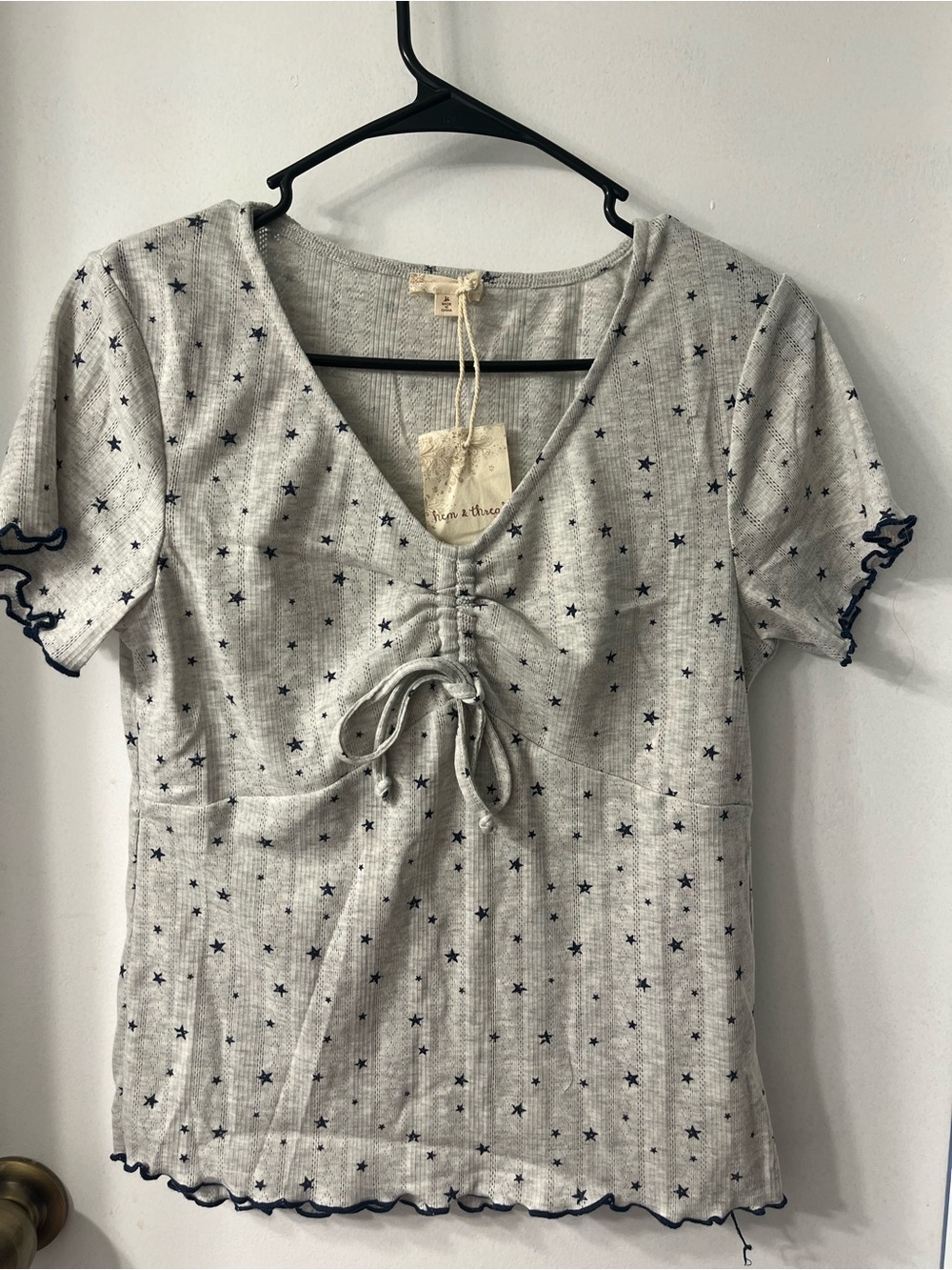 Hem & Thread Pajama Top